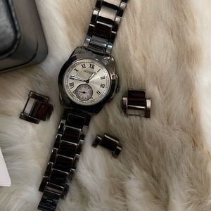 Gossip black metal men’s watch